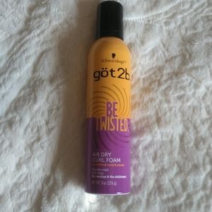 New Be twisted air dry curl foam